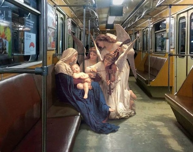 3. "Good sense of humor is a sign of a creative mind." says the artist.