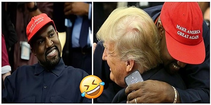 После встречи с Трампом все смеются над Канье Уэстом и его паролем от телефона