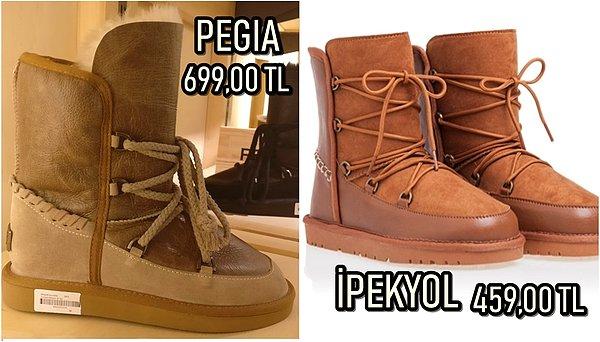 12. Pegia, olduka rahat ve sıcak tutan botlarıyla gönlümüzü fethetmeyi başarmış bir marka, ancak son zamanlarda bot fiyatları bir hayli yükseldi.