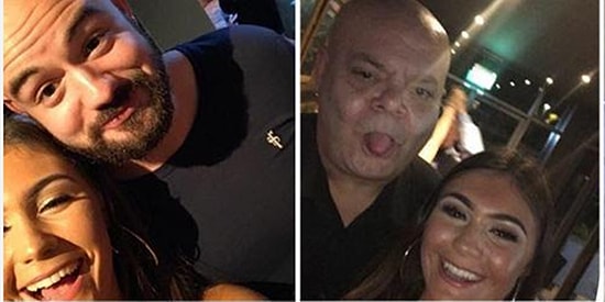 Twitter'da Yeni Meydan Okuma! Barda Eğlenirken Etrafındaki Kellerle Selfie Çekmeye Başlayan Kadın