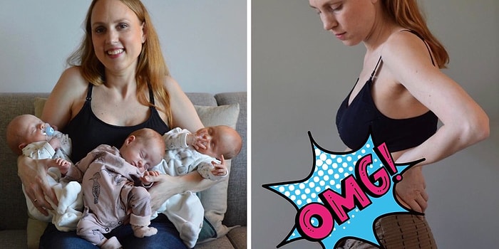 Девушка из Норвегии родила тройню (!) и поделилась фото своего тела после родов. А вам слабо?