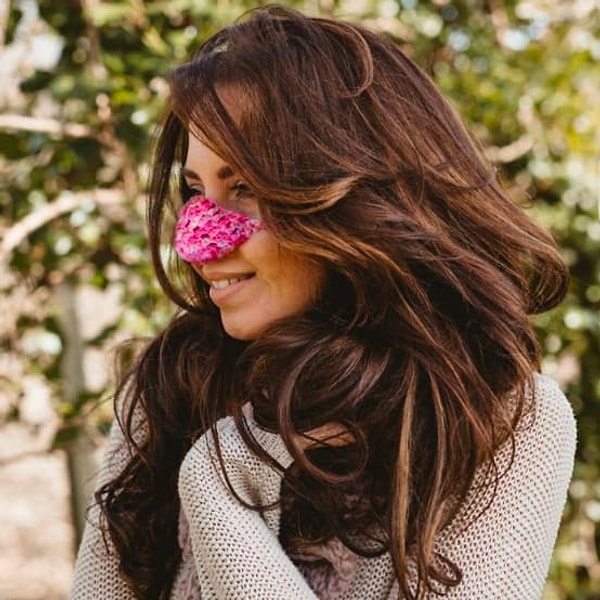 А что, вполне вероятно! Эти шапочки для носа, связанные вручную, выглядят очень даже по-хипстерски.