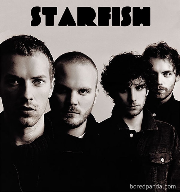 18. Группа Coldplay могла называться Starfish (Морская звезда)