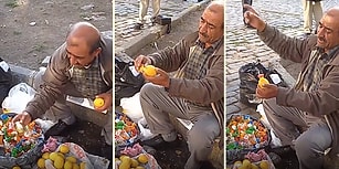 Limon Sıkacağı Satmak İçin Kullandığı Eşsiz Pazarlama Yöntemiyle Hipnotize Eden Dayı