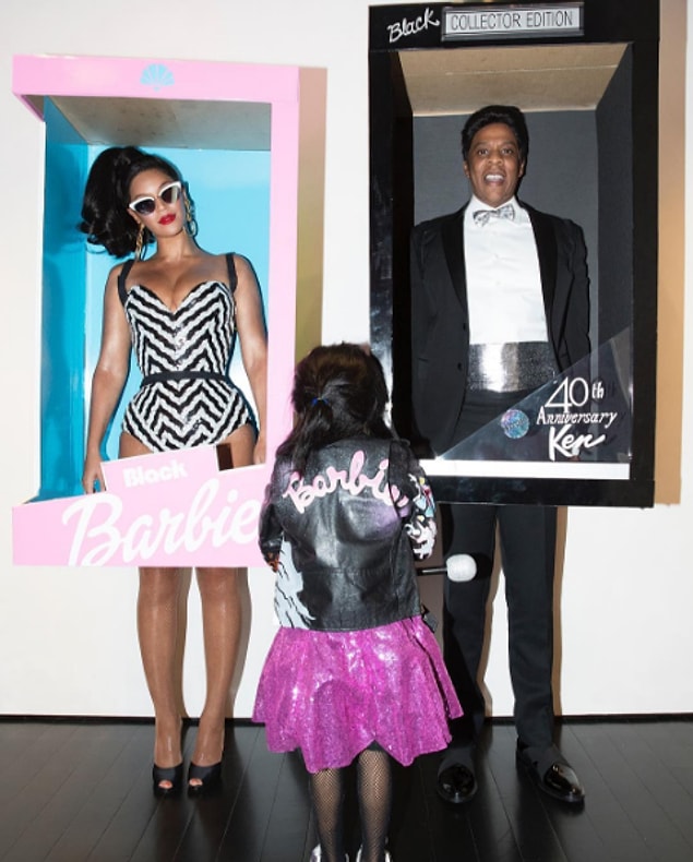 9. Beyoncé, Jay-Z and Blue Ivy (2016)