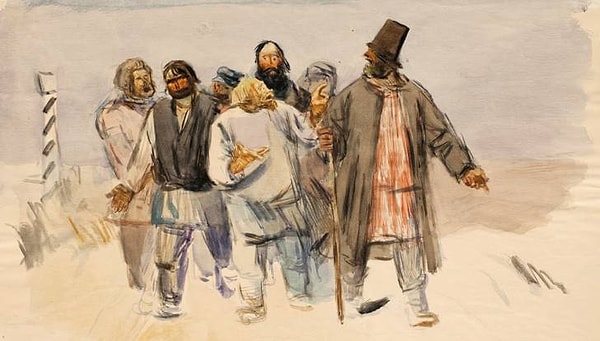 6. Поисками кого были заняты мужики в поэме Николая Некрасова "Кому на Руси жить хорошо"?