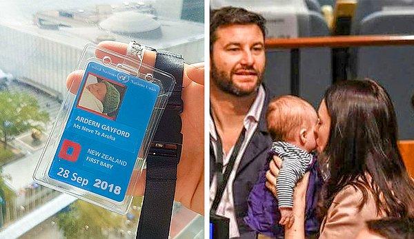 16. Jacinda Ardern, Birleşmiş Milletler Genel Kurulu'na bebeğini getiren ilk kişi oldu. Jacinda, bebeği için de giriş kartı çıkarttı.