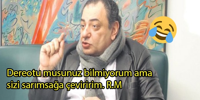 "Sizi Sarımsağa Çeviririm." Diyerek Ekranların Hem Komik Hem de Atarlı Sunucusu Olmayı Başarmış Reha Muhtar