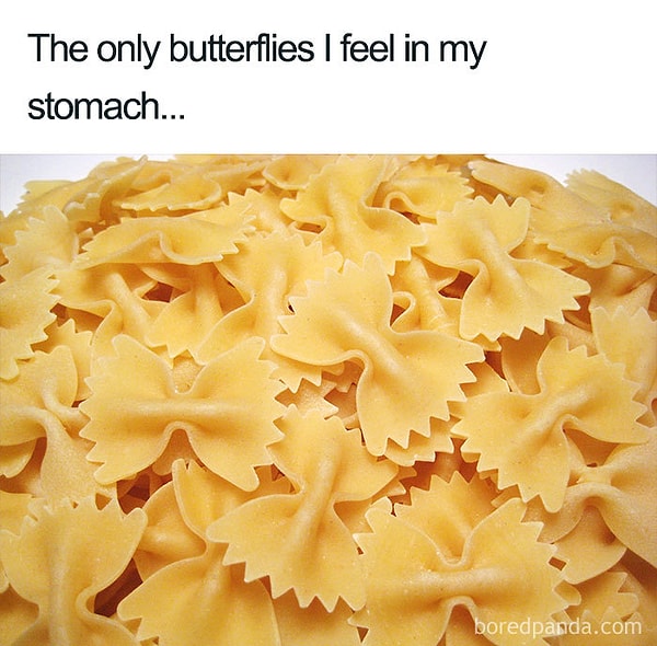 38. Единственный вид бабочек, которые порхают у меня в животе.
