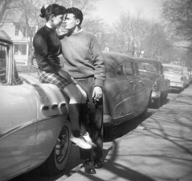 5. The look right before a kiss, 1950s