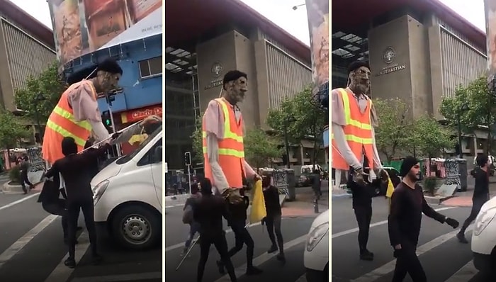 Işıkta Bekleyen Araçların Camlarını Silerek Para Kazanma Olayını Bambaşka Bir Boyuta Taşıyan İnsanlar