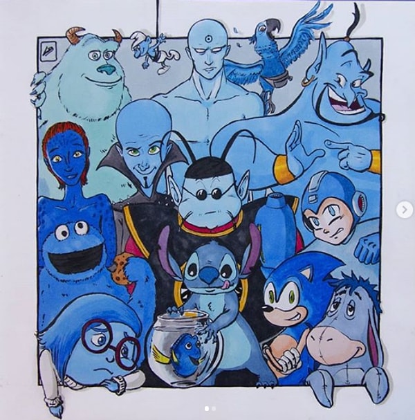 8. Синяя команда