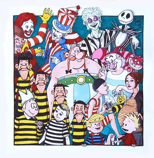 10. Команда в полоску