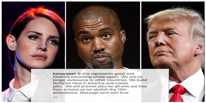 Trump Davası, Amerika Kavgası: Kanye West'in Yorumu Lana Del Rey'i Çileden Çıkardı!