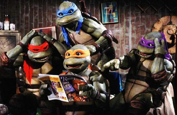 12. Черепашки-ниндзя. Тогда: