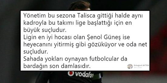 Göztepe'ye Mağlup Olan Beşiktaş'ta Taraftarlar Oğuzhan ve Şenol Güneş'e Sitem Etti