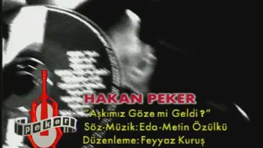 Hakan Peker - Aşkımız Göze mi Geldi Şarkı Sözleri