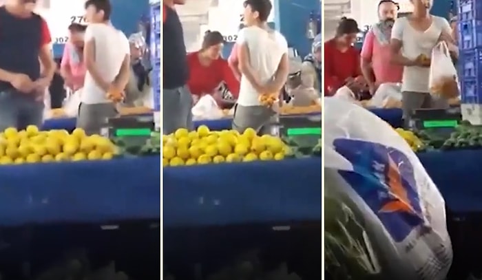 Yazıklar Olsun! Elindeki Çürük Kayısıları Gizli Gizli İnsanlara Satan Pazarcı