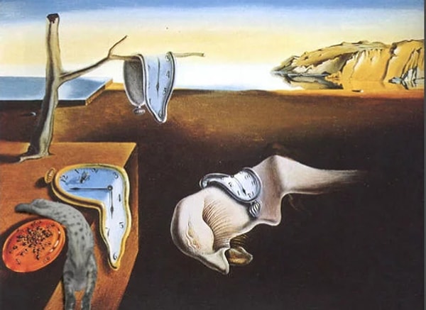 ...в кота, который отлично вписывается в картину Сальвадора Дали