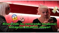 Instagramda Fazla Takipçisi Olanlar Yaşadı: Milano'daki Bir Restoranda Takipçi Sayınızla Ödeme Yapıyorsunuz!