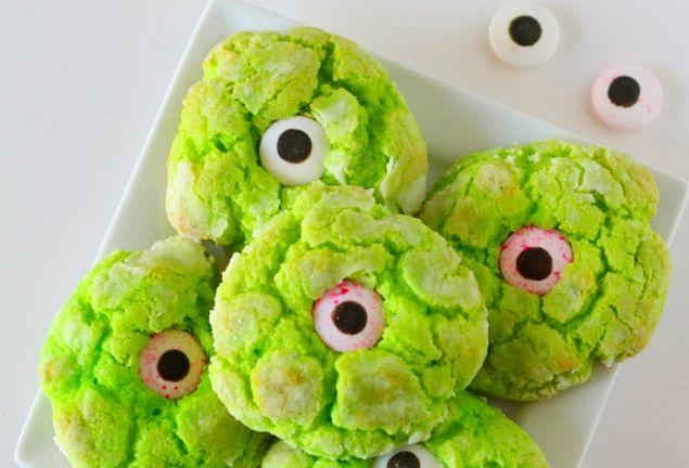7. Monster eye cookies