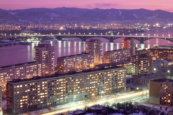 5. Пятым оказался Красноярск.