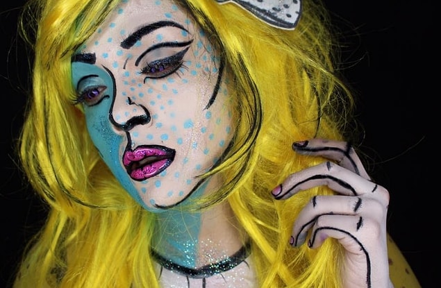 4. Pop art girl