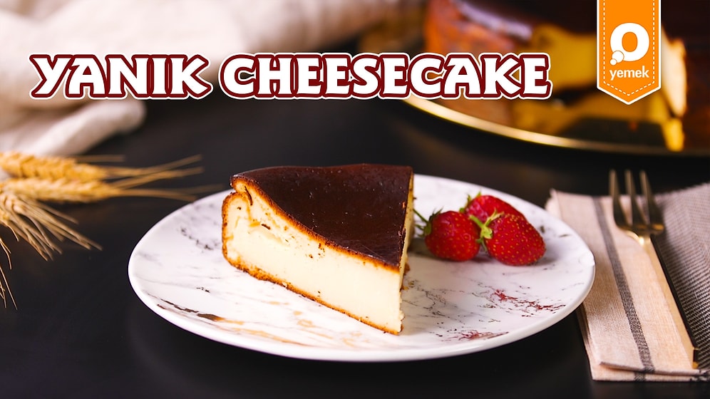 Trend Lezzetlerin En Güzeli: Tabanı Olmayan Kremamsı Enfes Yanık Cheesecake😍