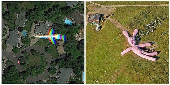 Bir Şekilde Google Kameralarına Takılmayı Başarmış Dünya Üzerindeki 36 İlginç Kare