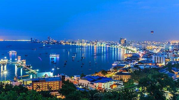 14. Pattaya, Tayland - 9.56 milyon ziyaretçi.