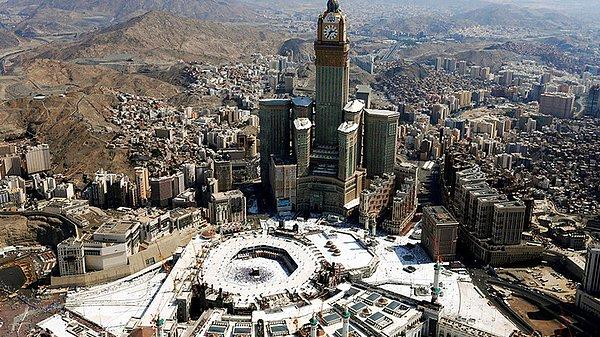 13. Mekke, Suudi Arabistan - 9.73 milyon ziyaretçi.