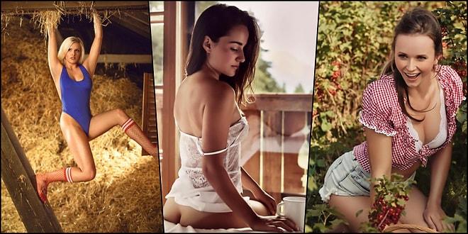 Hottest Calendar Ever! Germany's Sexy Farm Girls Stripped Off To Show Their Superheroes!