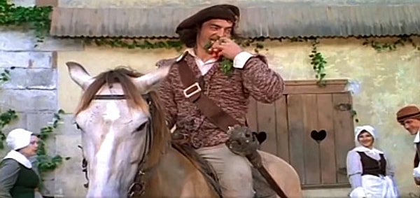 1. Итак, начнем-с! Вспомните, что д’Артаньян сделает с редиской?