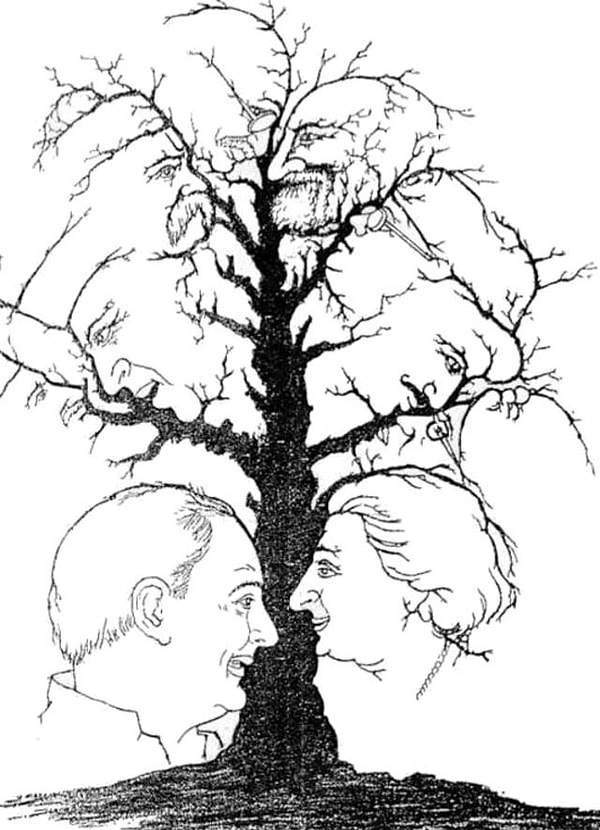 3. Сколько лиц вы здесь насчитали?