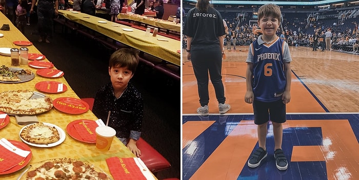 К этому мальчику никто не пришел на день рождения, кроме команды NBA "Финикс Санз"