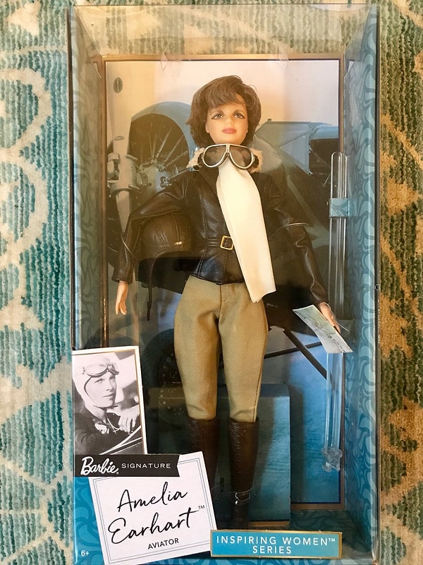 1. "Будучи пьяной я заказала барби Амелии Эрхарт"