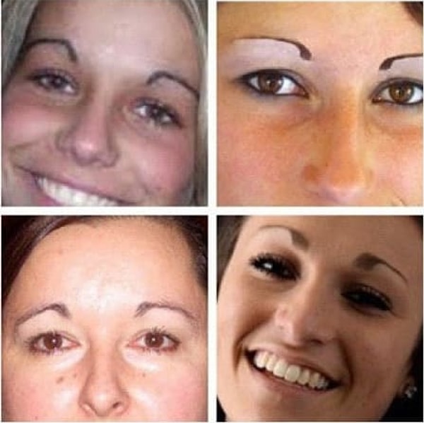 4. Брови тогда все выщипывали в форме запятых, и думали, что это невероятно круто! 😂