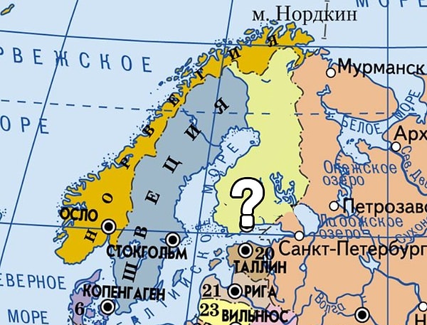 5. Какая страна под знаком вопроса?