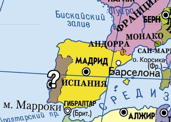 9. Какая страна под знаком вопроса?