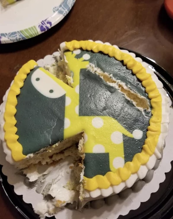 7. Вот почему мужчине нельзя доверить нарезку торта