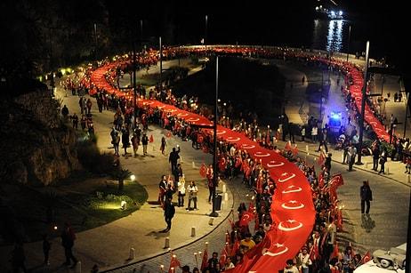 95. Yıl Kutlamaları 'Fener Alaylarıyla' Başladı: Yurdun Dört Bir Yanından Cumhuriyet Bayramı Coşkusu