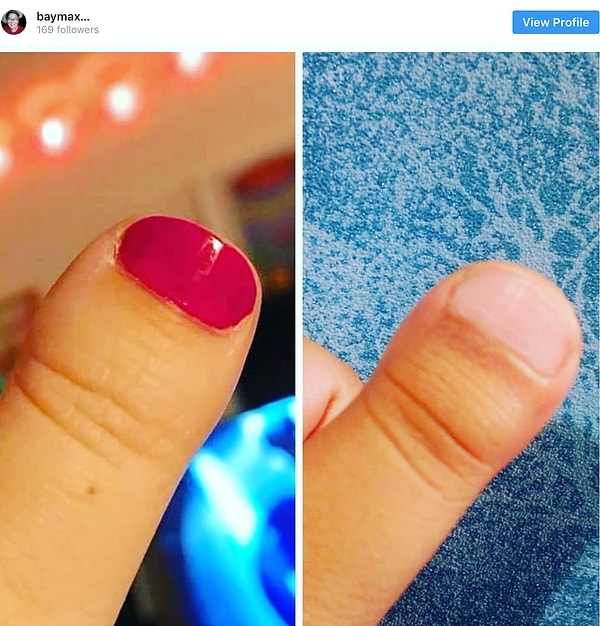 12. Не сказать, что яркий лак для ногтей тебе очень идет 🤔