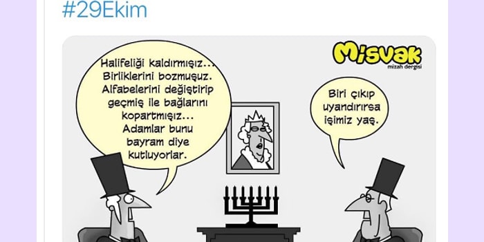 Cumhuriyet Değerlerine Hakaret Eden Misvak Dergisi Tepkiler Üzerine Skandal Paylaşımını Sildi!