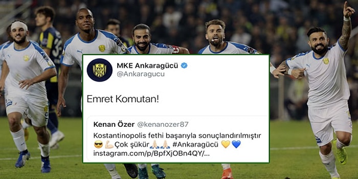 Ankaragücü Futbolcusu Kenan Özer’in ‘Konstantinopolis’ Tweet’i Tepki Çekti!