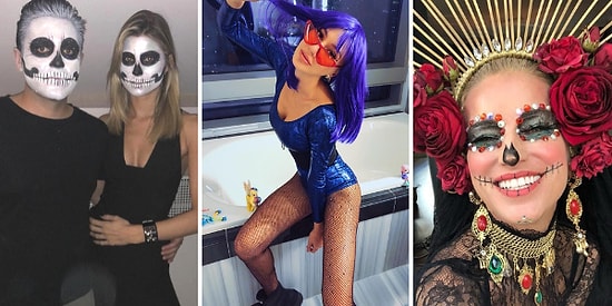 Ünlüler Bu Yıl da Birbirinden Çılgın Cadılar Bayramı Kostümleriyle Yaratıcılıklarını Konuşturdu!