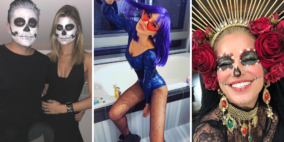 Ünlüler Bu Yıl da Birbirinden Çılgın Cadılar Bayramı Kostümleriyle Yaratıcılıklarını Konuşturdu!