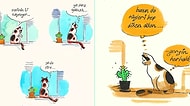 Evde Cat Başına! Kedi Arife'nin Ev Hayatına Tebessüm Ederek Tanık Olacağınız 13 Karikatür