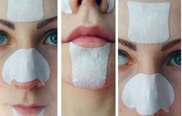 13. Любуется на плоды деятельности очищающей полоски от черных точек