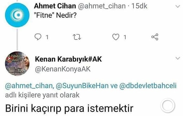 14. Fitne nedir, bilmeyenlere gelsin...