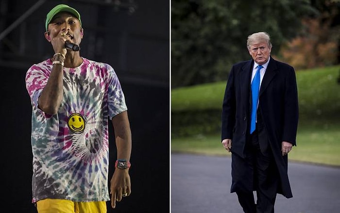 Ünlü Müzisyen Pharrell Williams'tan Trump'a Yasak: Şarkılarımı Mitinglerinde Kullanma